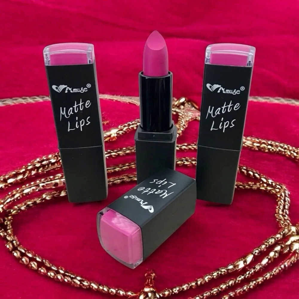 🆕3pcs Amuse Matte Lips Lipstick